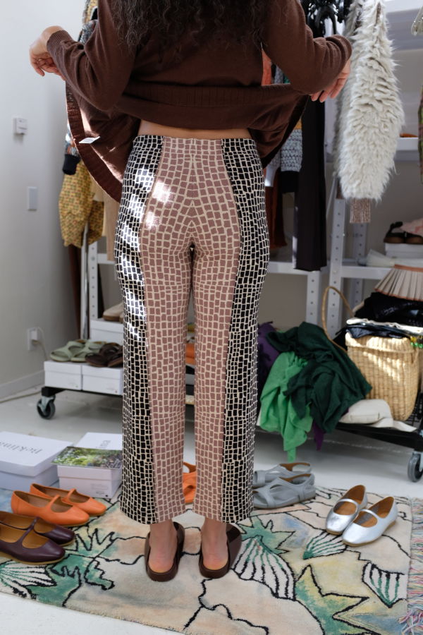 Beklina Knit Tile Trousers