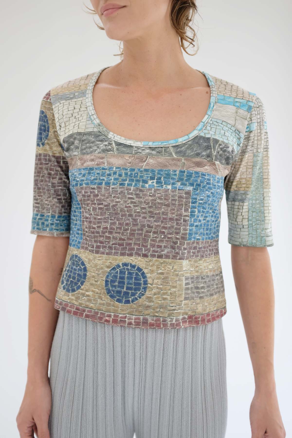 Beklina Scoop Iceland Mural Tee - Petal - Image 4 of 6