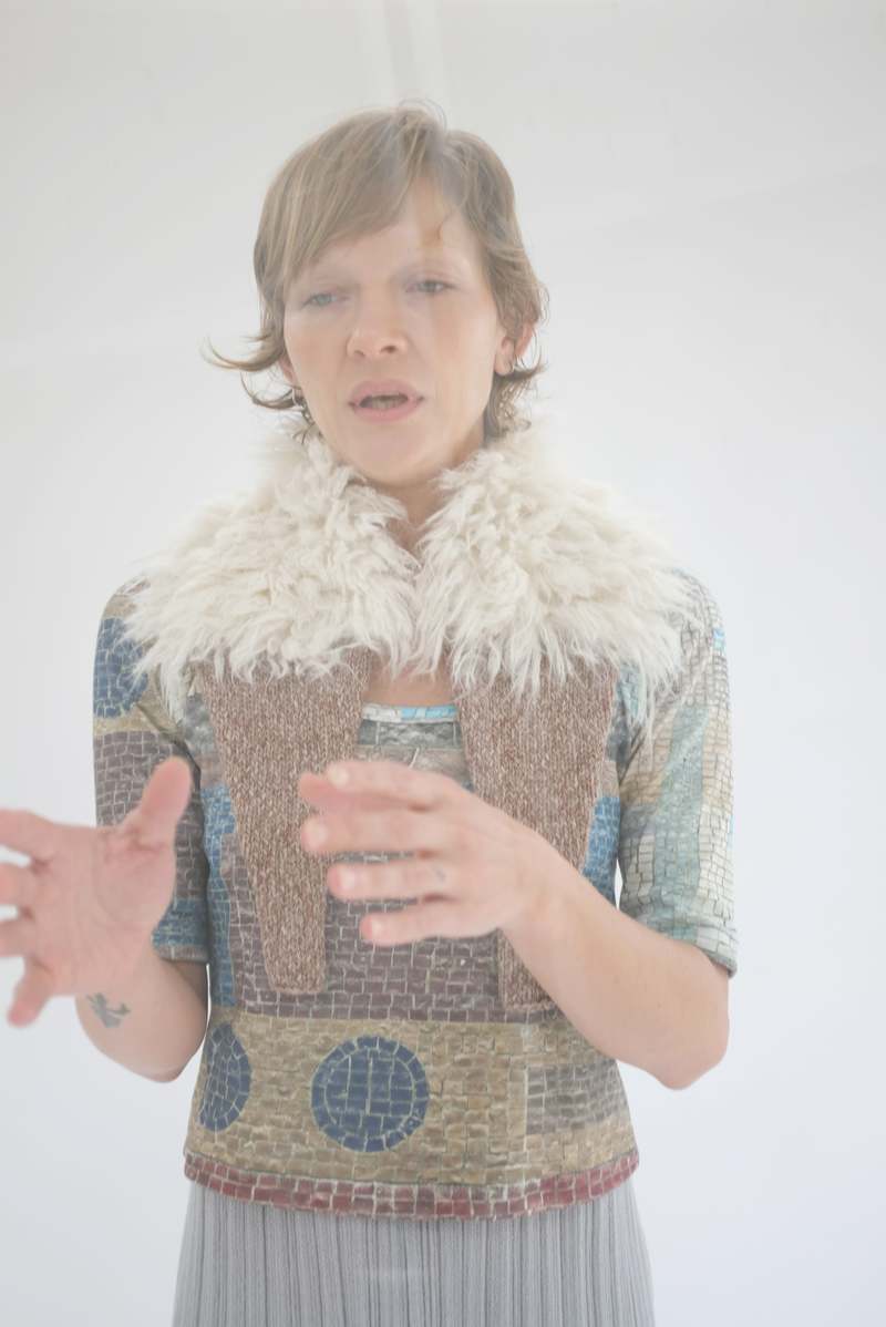 Beklina Scoop Iceland Mural Tee - Petal