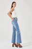 Rollas Midtown Boot Jeans - Iris Blue - Thumbnail 2