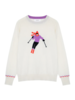 Cocoa Cashmere Skier Sweater - Off White - Thumbnail 4