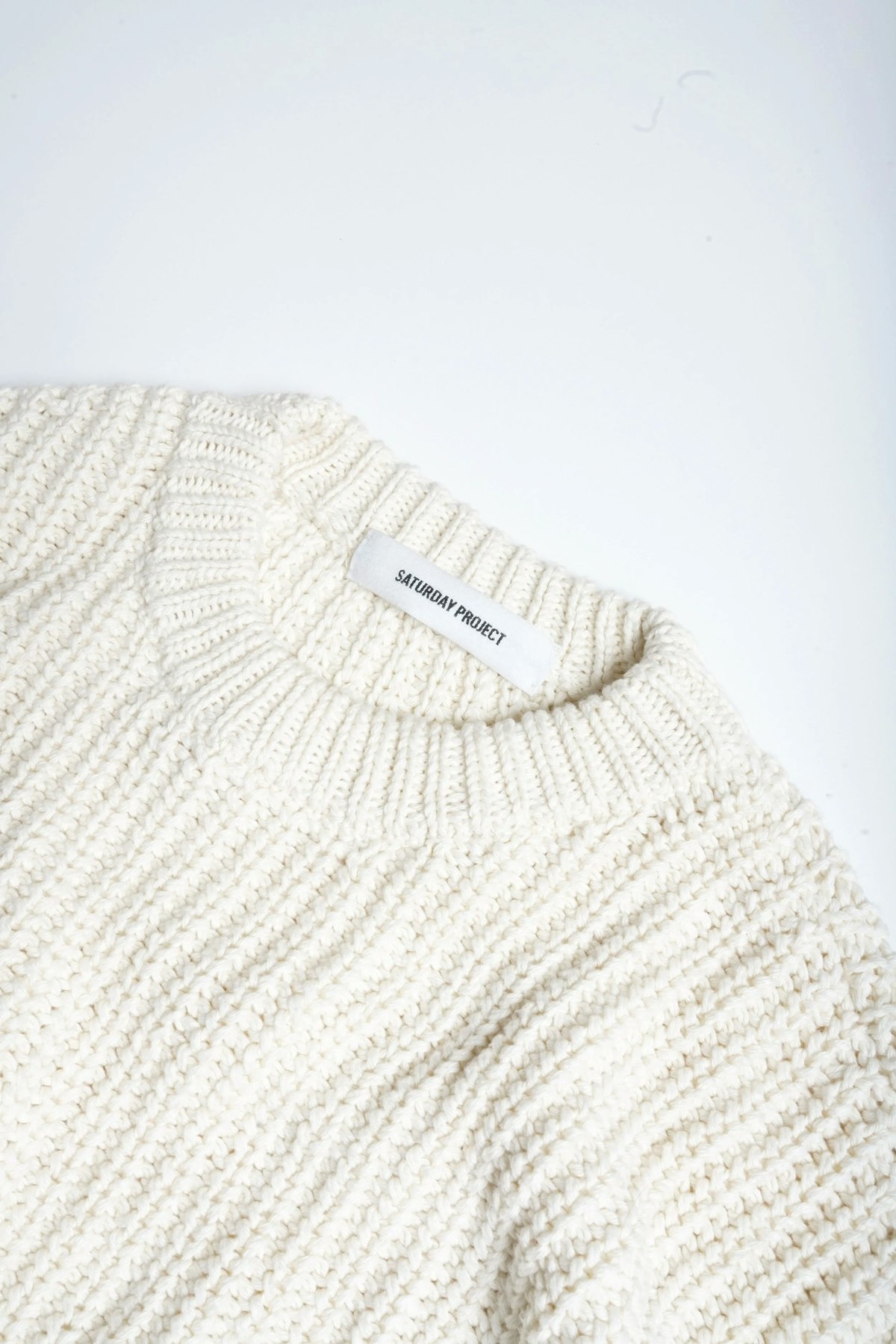 Saturday Project Fisherman Knit Sweater - Image 4 of 5