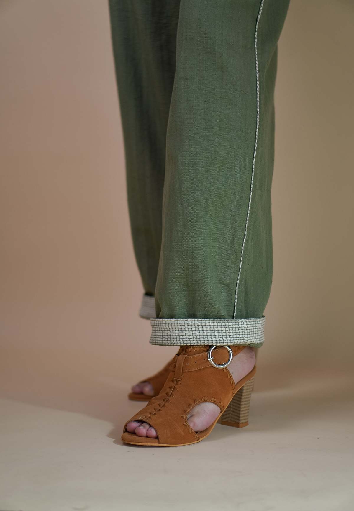 IKKIVI Meadows Unisex Patch Pocket Pants - Green - Image 7 of 9