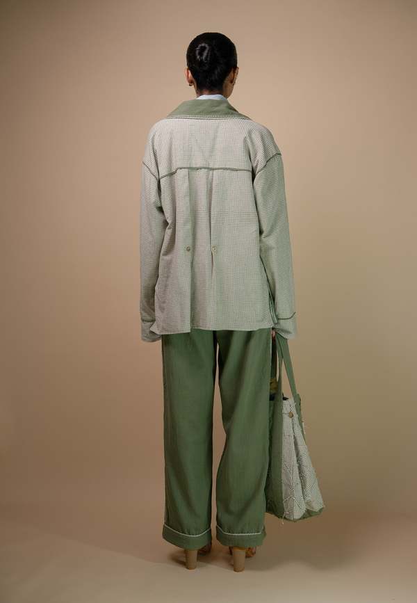 IKKIVI Meadows Unisex Patch Pocket Pants - Green