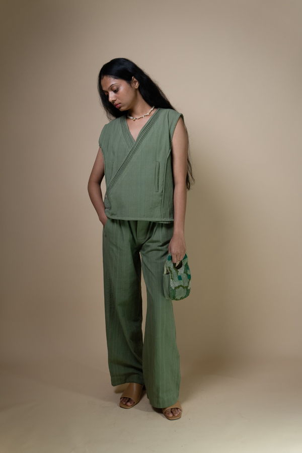 IKKIVI Meadows Unisex Tapered Pants - Green