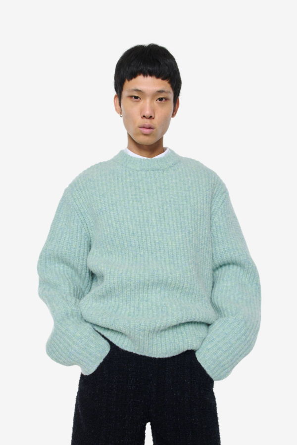 Séfr Darko Sweater - Mist Wool Melange