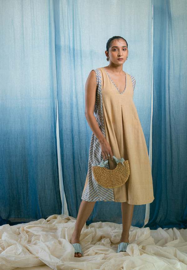 IKKIVI AY Flared Dress Dress - Yellow