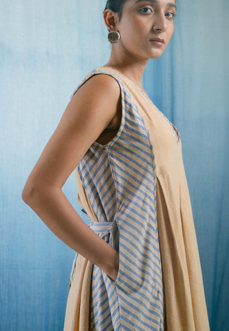 IKKIVI AY Flared Dress Dress - Yellow