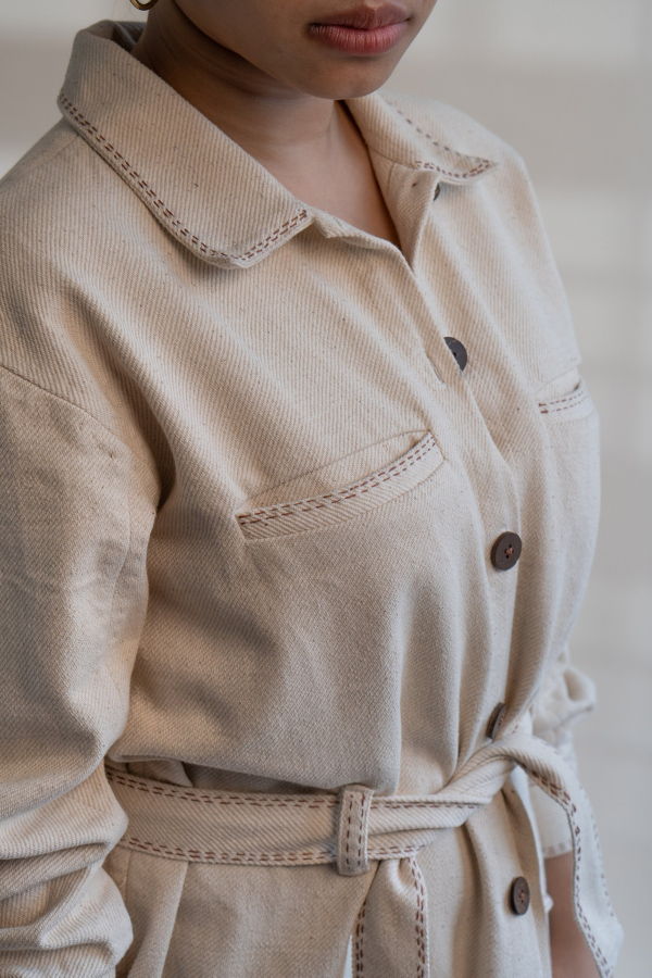 IKKIVI Dawning Denim Jacket - Off-White