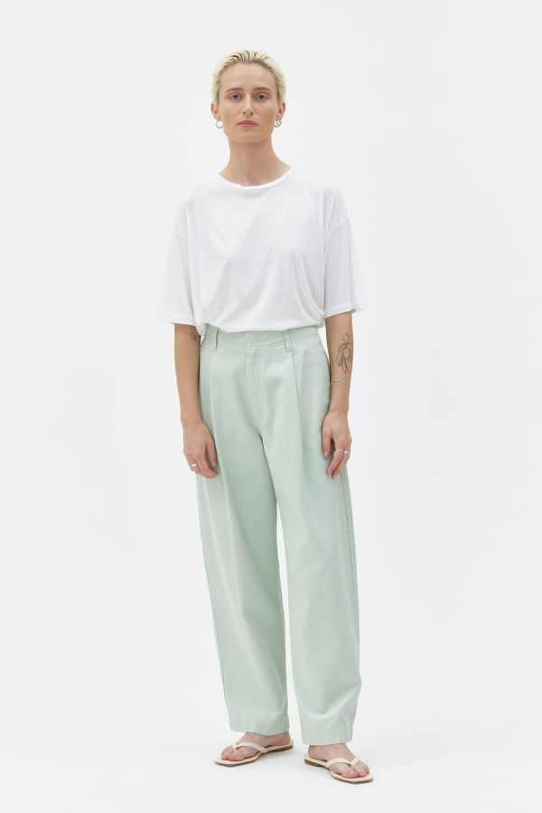 Maska Eos Trousers in Recycled Cotton - Mint