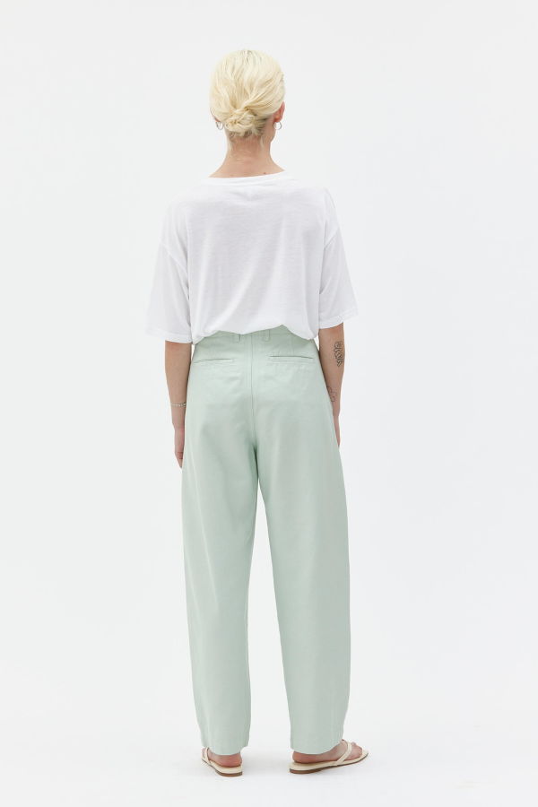 Maska Eos Trousers in Recycled Cotton - Mint