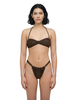 hauslabel HA TWISTED BIKINI TOP - ARABICA - Thumbnail 1