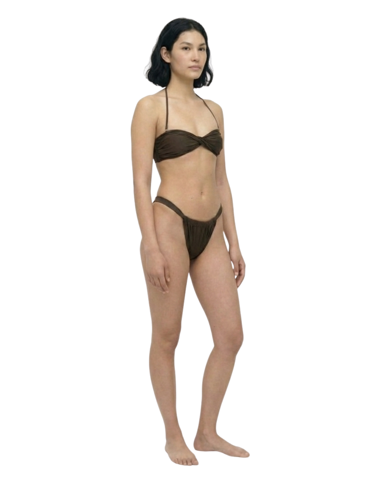 hauslabel HA TWISTED BIKINI TOP - ARABICA - Image 5 of 6