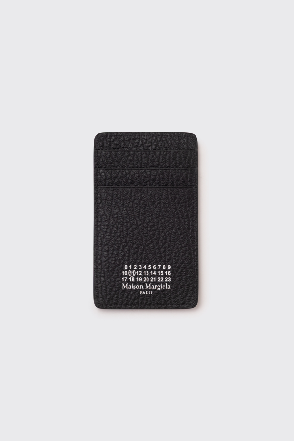 Maison Margiela Logo Printed Card Holder - Black