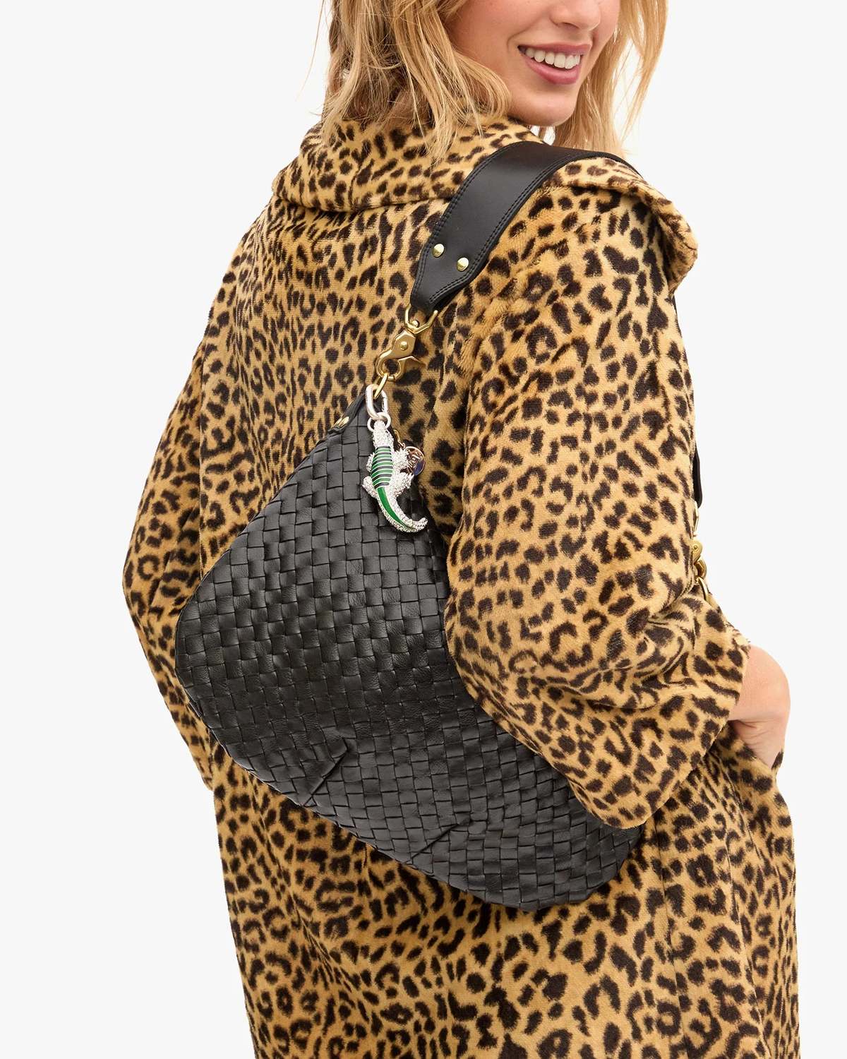 Clare V. Alligator Fob Bag Charm - Image 2 of 2