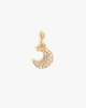 Clare V. Crescent Charm - Vintage Gold - Thumbnail 2