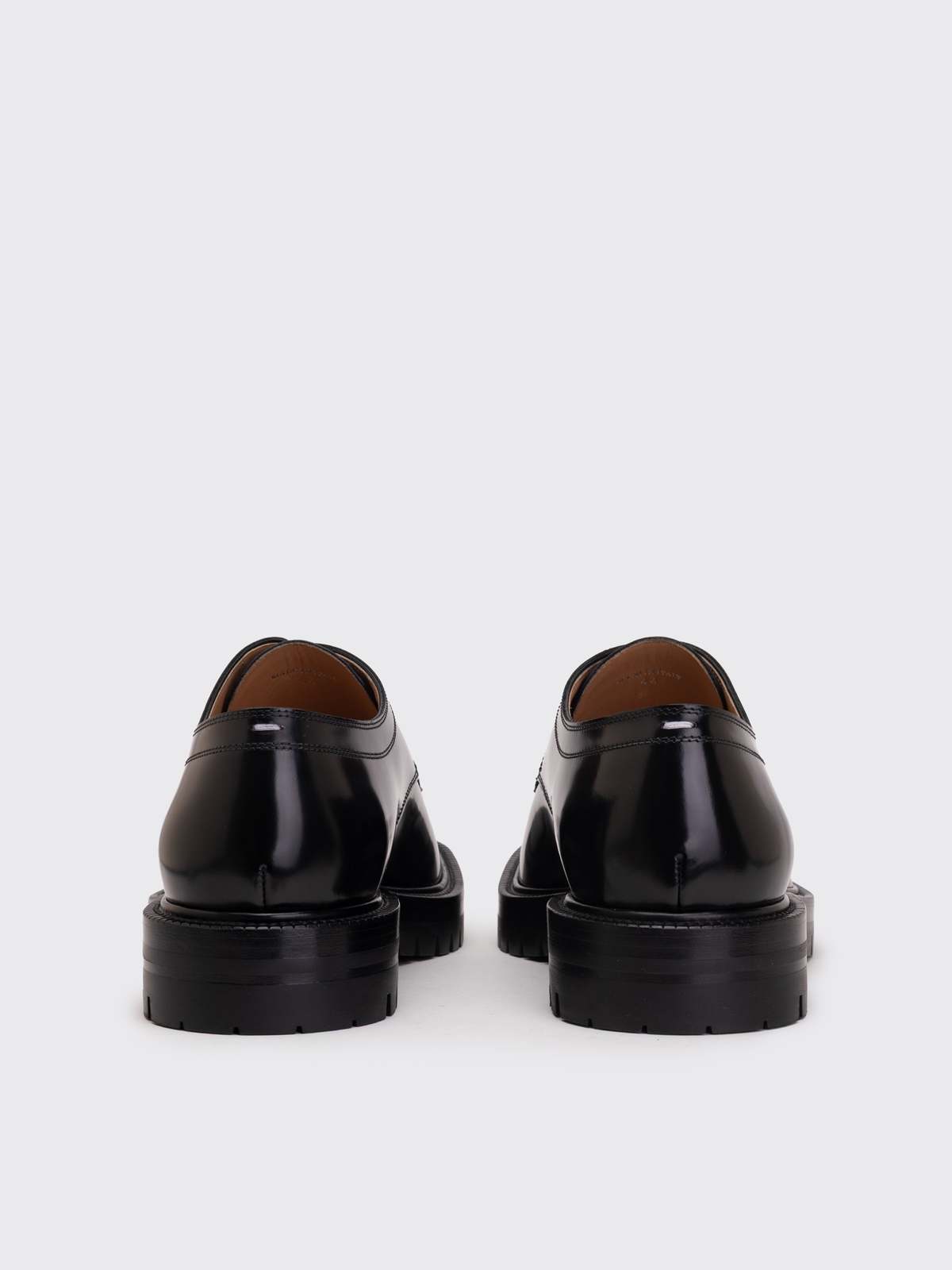 Maison Margiela Tabi Country Lace-Up Derby Shoes - Black - Image 3 of 4