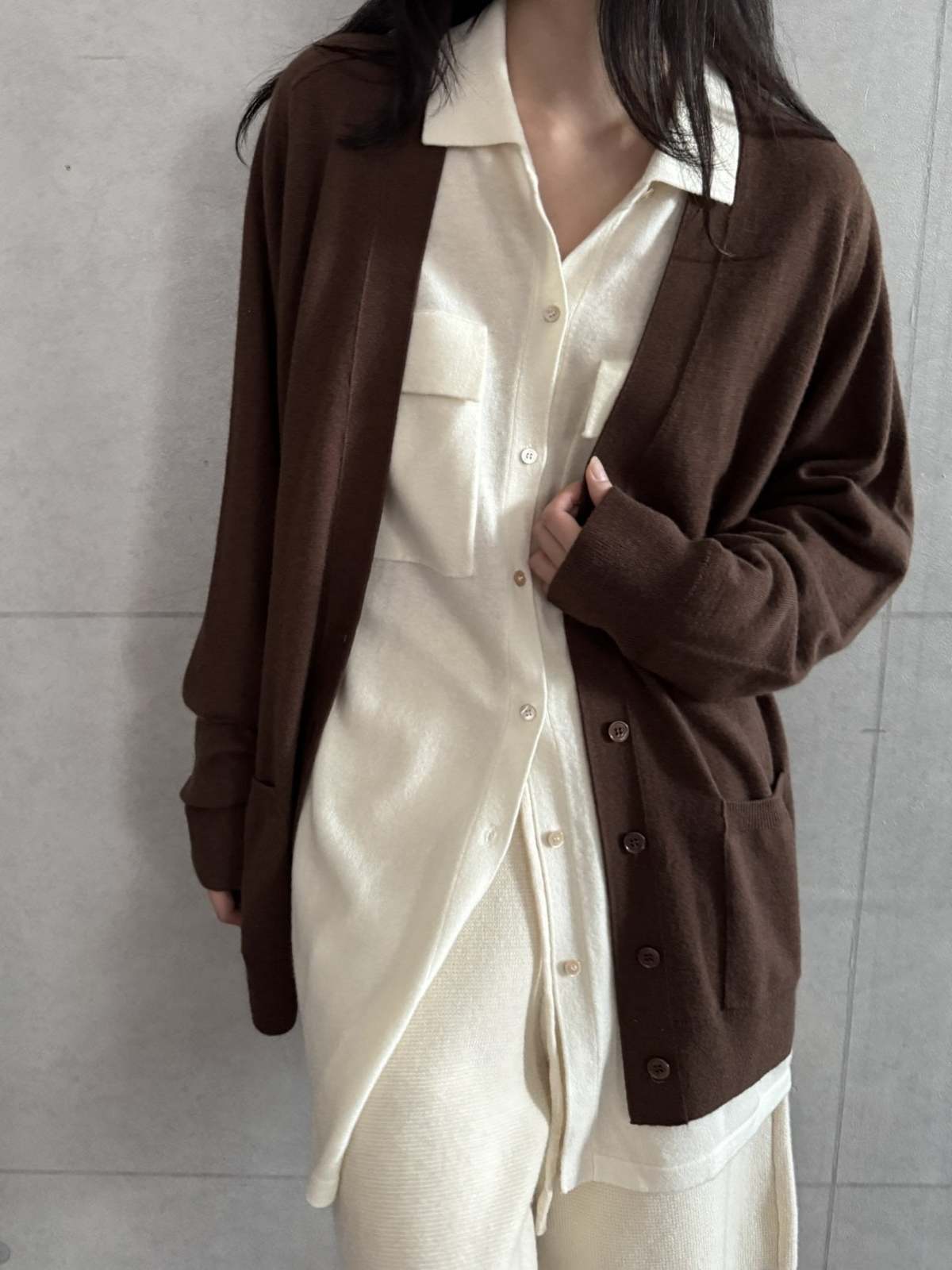 The NKC Store Sonny Cashmere Blend Cardigan - Image 1 of 9