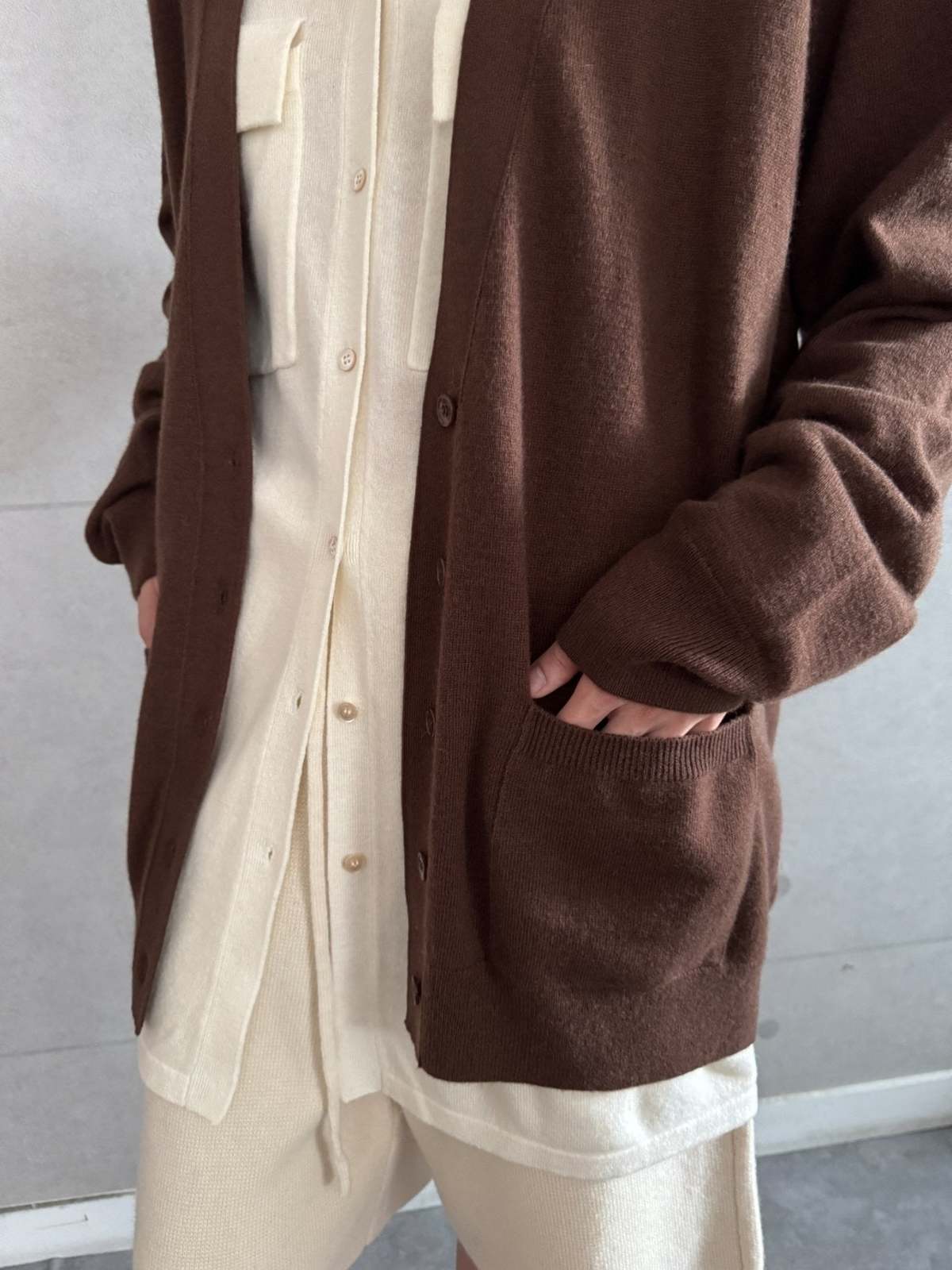 The NKC Store Sonny Cashmere Blend Cardigan - Image 3 of 9