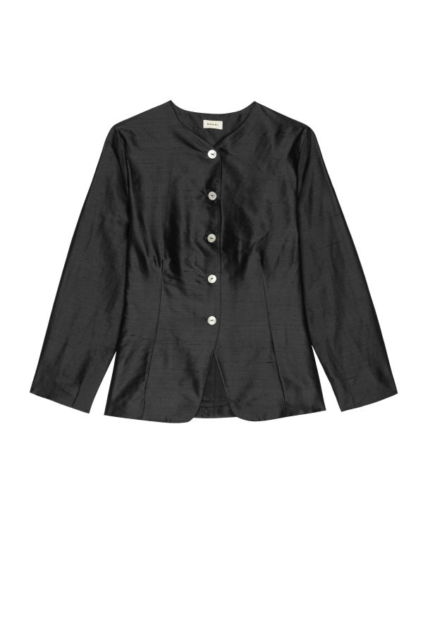 Donni. Taffeta Lady Jacket Top - Jet