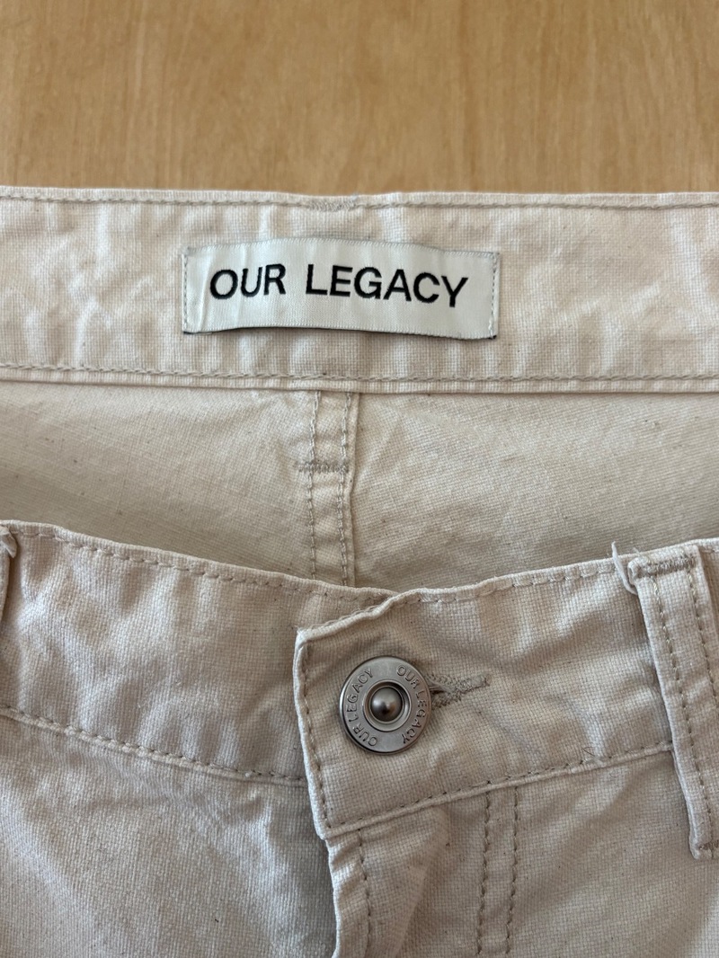 Our Legacy Formal Cut in Naturelle Sincere Canvas Pants