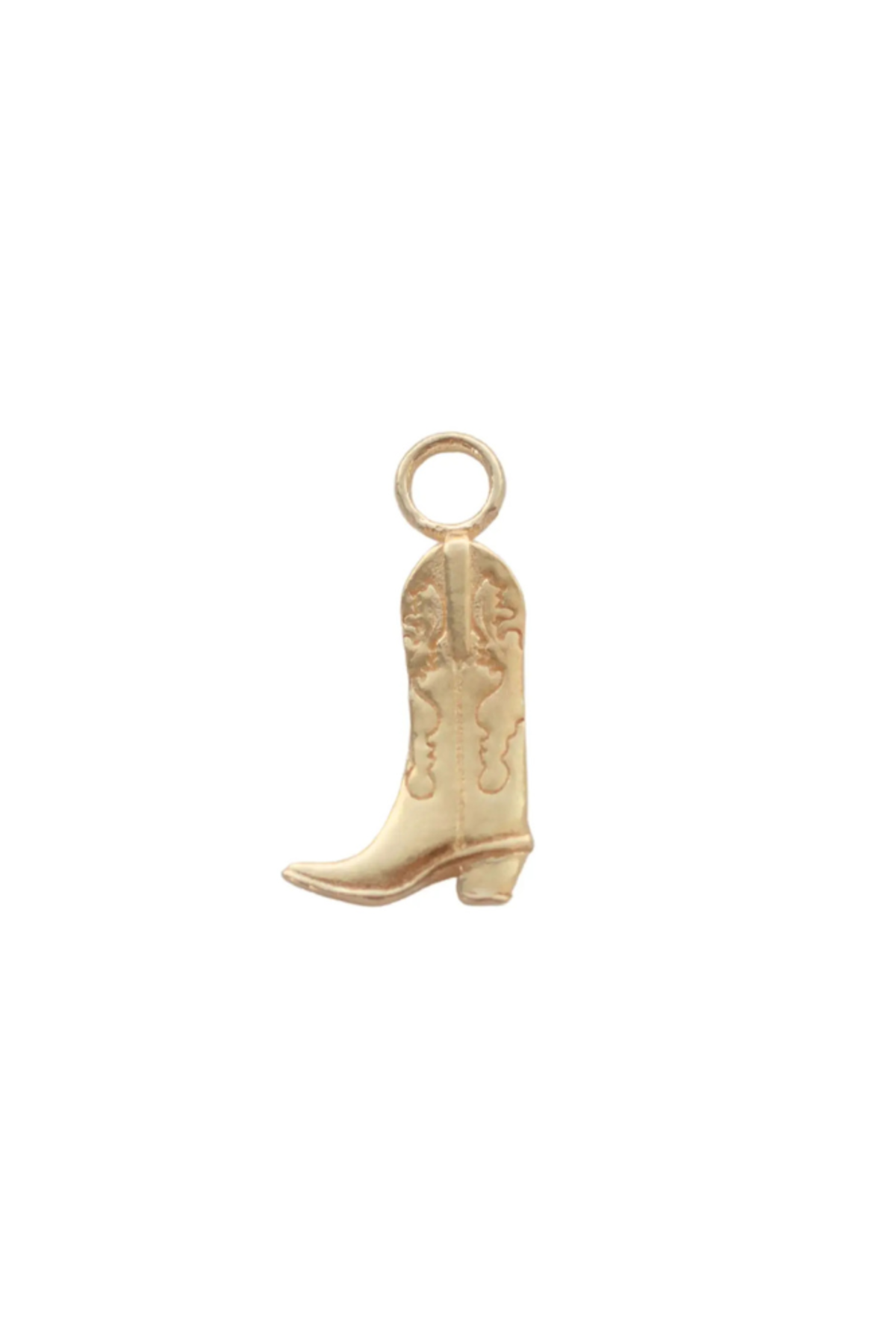 Ken & Jame Cowboy Boot Charm - Gold Vermeil - Image 1 of 1