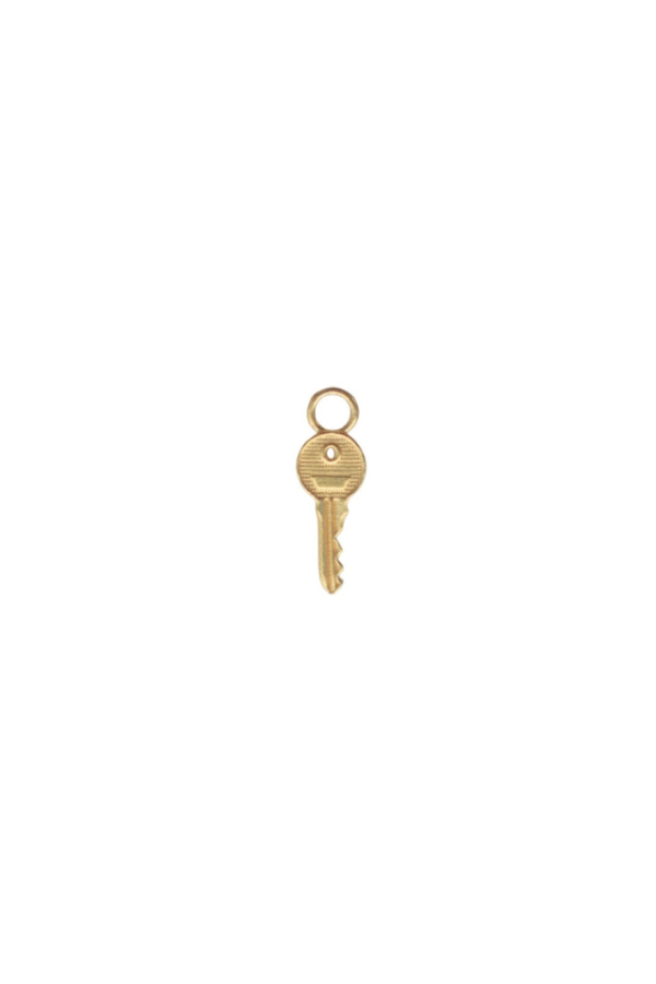 Ken & Jame Key Charm - Gold Vermeil