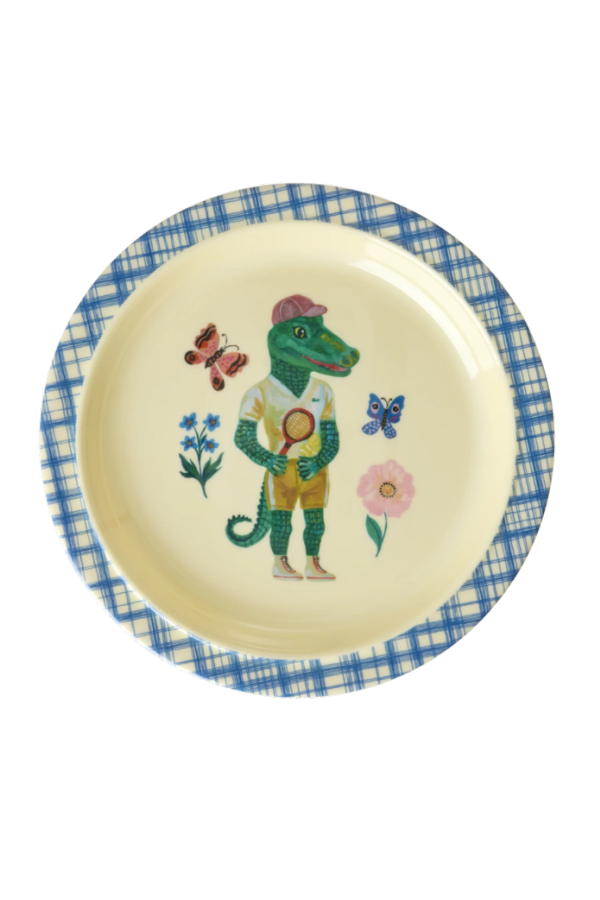 KIDS Rice By Rice Nathalie Lété Print Lunch Plate