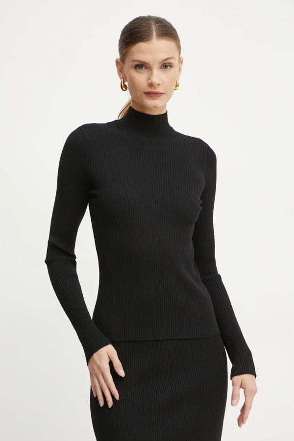 Twinset Chandail Dos Ouvert Top - Black