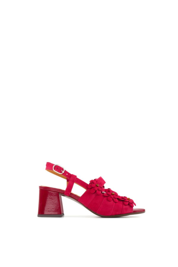 Chie Mihara Lely Slingback Sandal - Ante Rojo