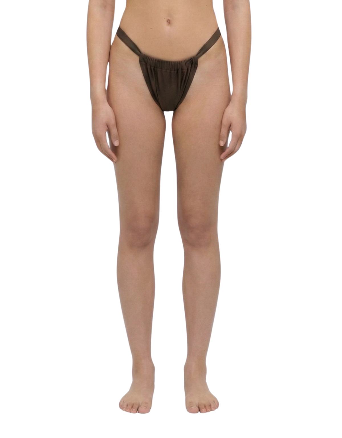 hauslabel HA 011 ADJUSTABLE BIKINI BOTTOM - ARABICA - Image 1 of 5