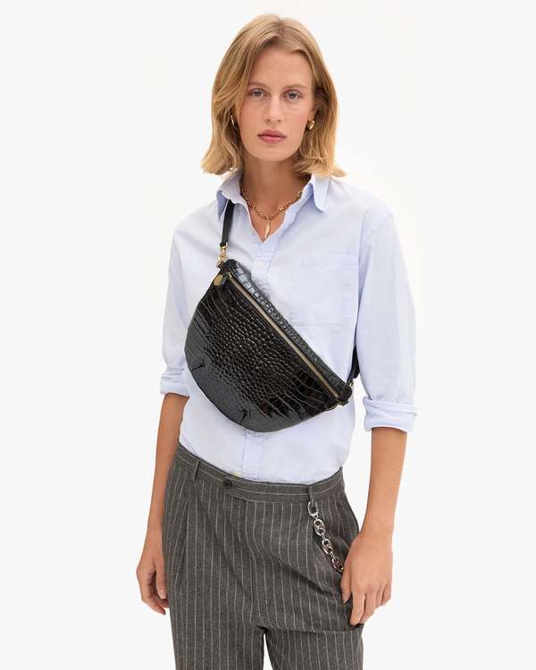 Clare V. Grande Fanny Congo Croco Bag Clare V. Grande Fanny Congo Croco Bag