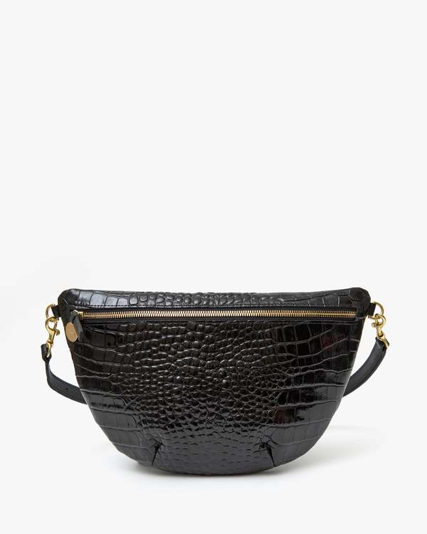 Clare V. Grande Fanny Congo Croco Bag