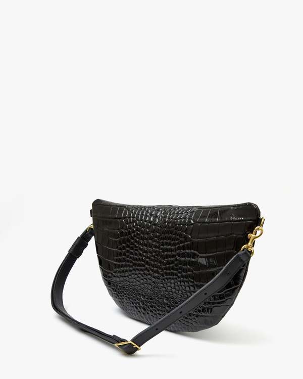 Clare V. Grande Fanny Congo Croco Bag