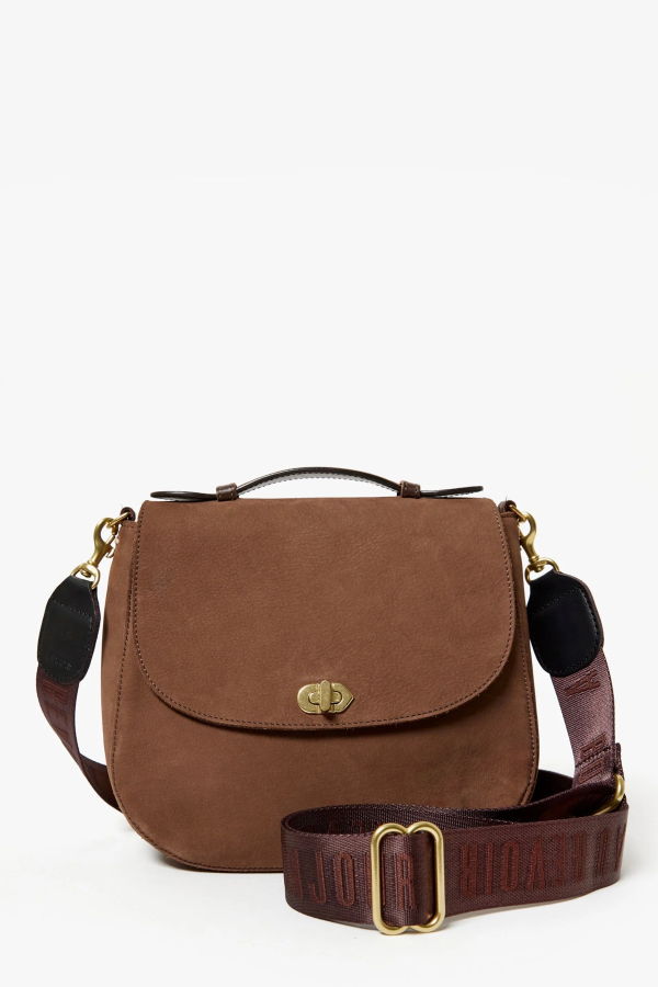 Clare V. Adjustable Crossbody Strap Bonjour Au Revoir Chocolate Bag Strap