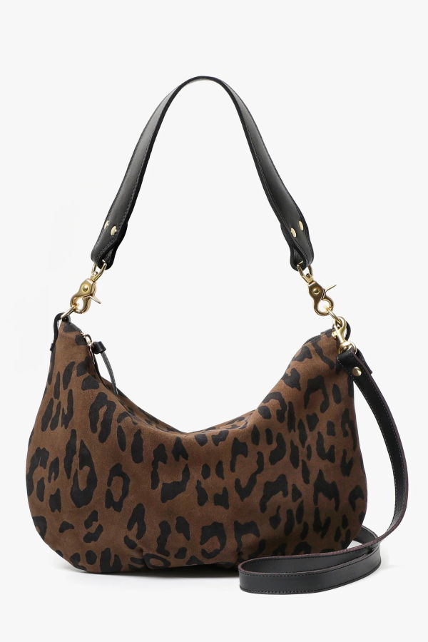 Clare V. Moyen Messenger / Pablo Cat Cocoa Suede Bag
