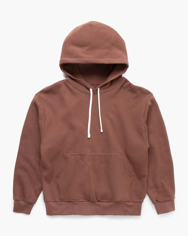 s.k. manor hill Reversible Evert Hoodie - Brown