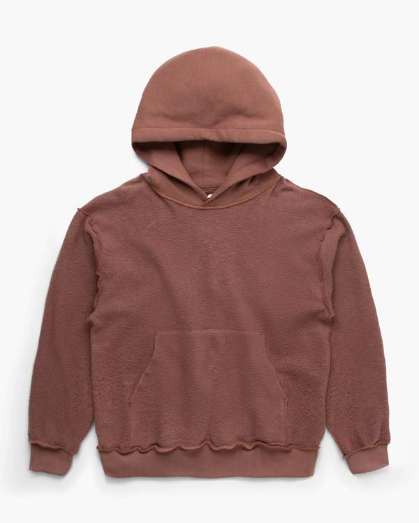s.k. manor hill Reversible Evert Hoodie - Brown