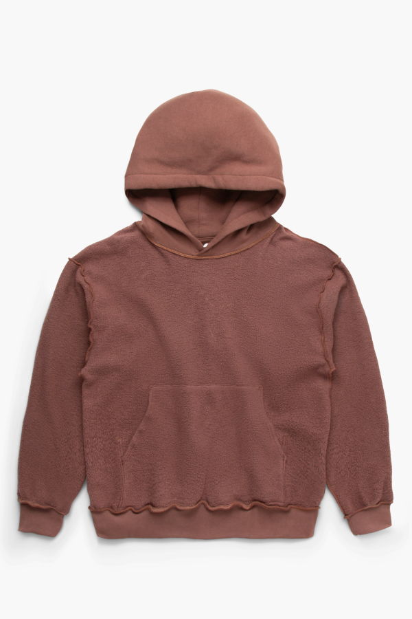 s.k. manor hill Reversible Evert Hoodie - Brown