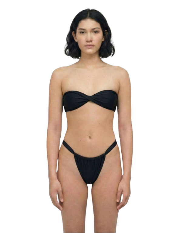 hauslabel HA 011 ADJUSTABLE BIKINI BOTTOM - NOIR hauslabel HA 011 ADJUSTABLE BIKINI BOTTOM - NOIR