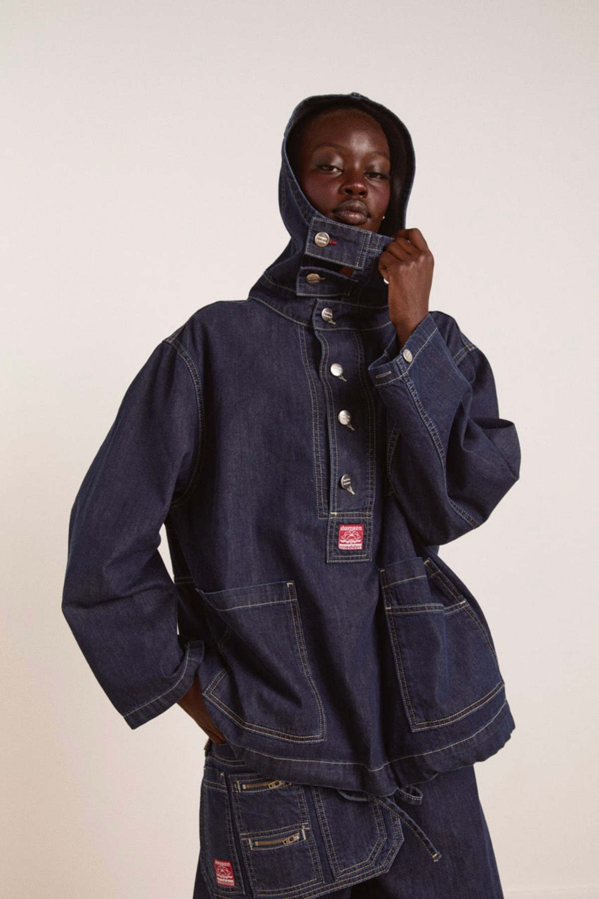 DAMSON MADDER Briar Hoodie - Neptune | Garmentory