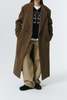 Dunst Unisex Maxi Double Wool Coat - Khaki Beige - Thumbnail 6