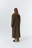 Dunst Unisex Maxi Double Wool Coat - Khaki Beige - Thumbnail 11