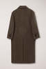 Dunst Unisex Maxi Double Wool Coat - Khaki Beige - Thumbnail 12