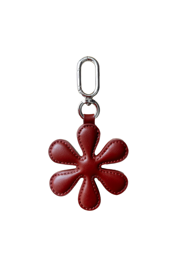 Santos by Monica Flor Charm Bag Charm - Burgundy Red