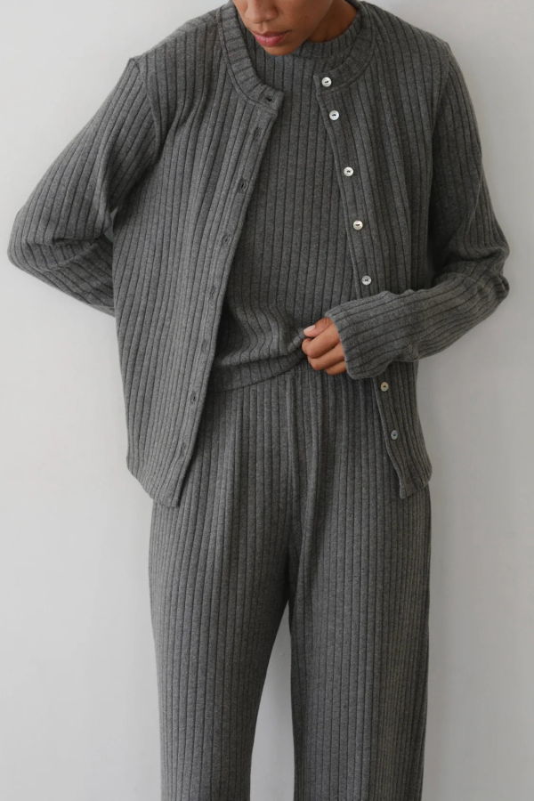 Donni. Sweater Rib Cardi Cardigan