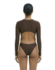 hauslabel HA 004 LOW CUT BODYSUIT - ARABICA - Thumbnail 2