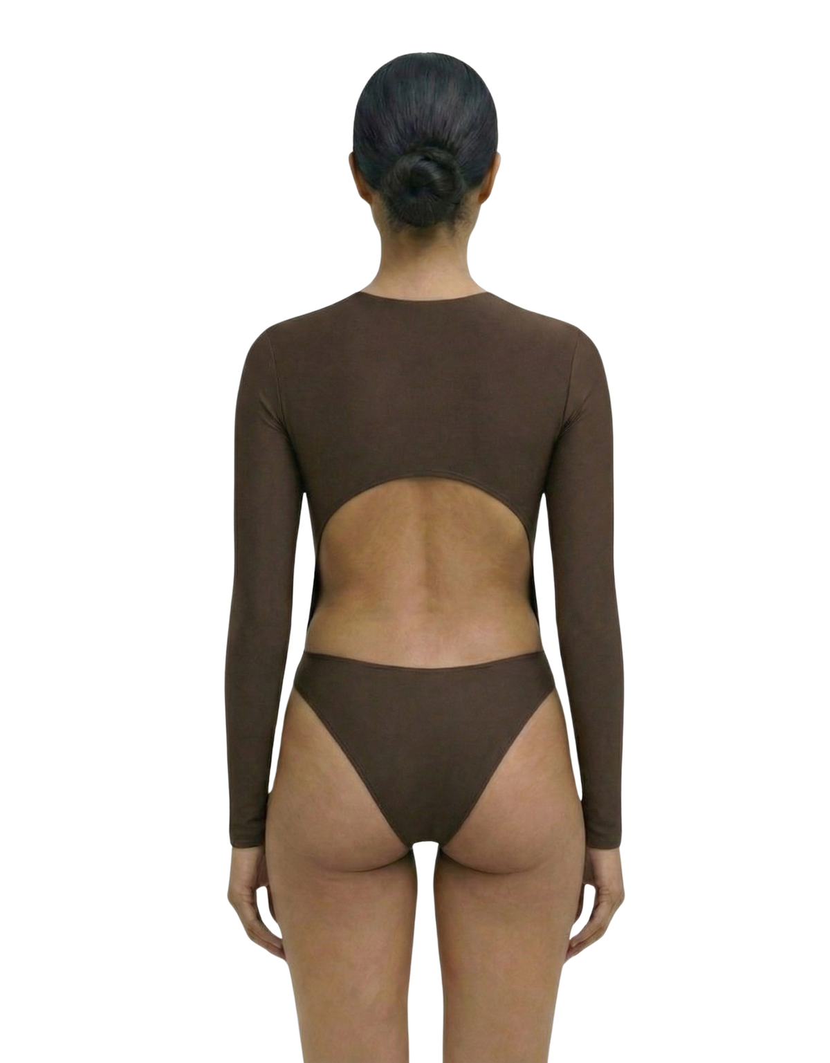 hauslabel HA 004 LOW CUT BODYSUIT - ARABICA - Image 2 of 5