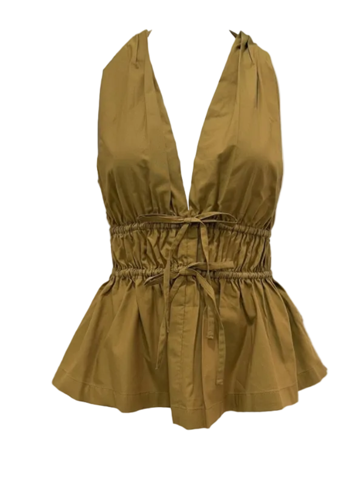 Faithfull The Brand Ermita Top - Olive - Image 1 of 1