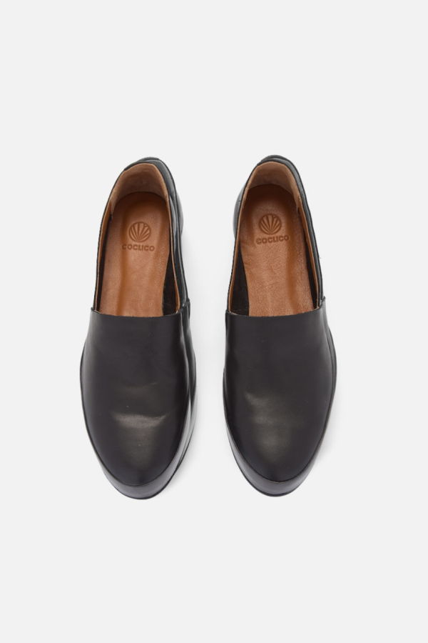 Coclico Gentian Flat - Black Leather